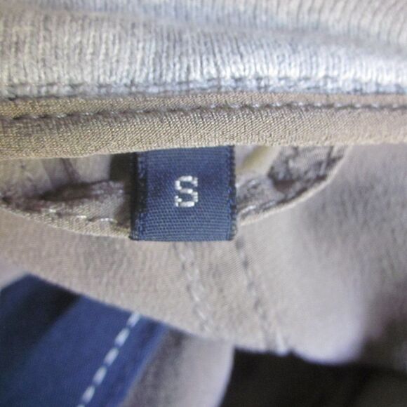 Fay Silk Dolman Sleeve Jacket Zip Front Tan Cuffed Short Sleeve Made in Italy - Picture 8 of 16